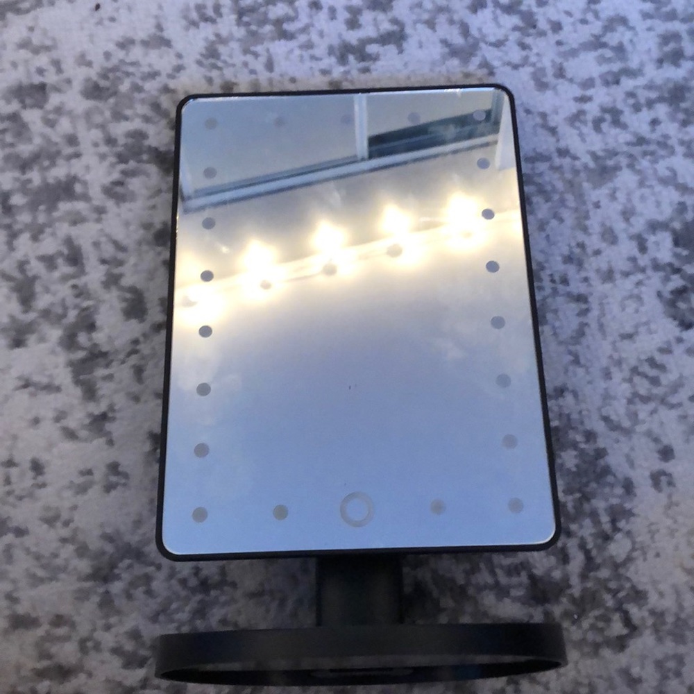 Battery powered mirror